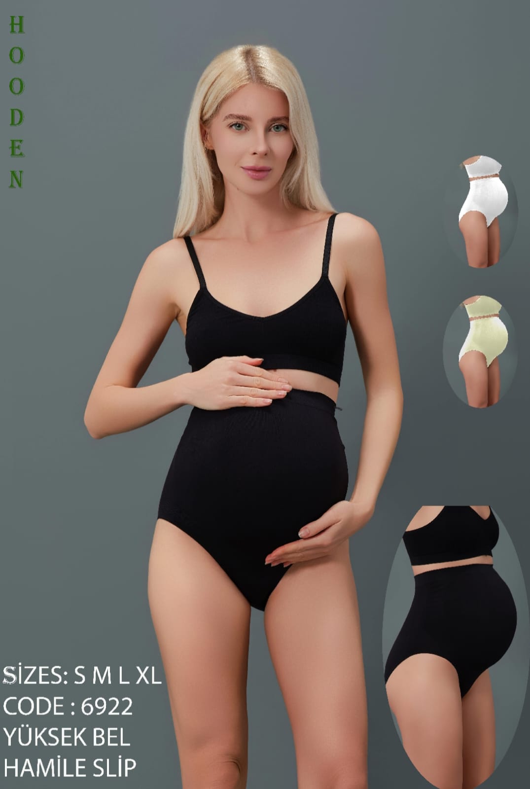 Ženski Trudnički Slip Visokog Struka (CB265 Crni - CB266Bela)