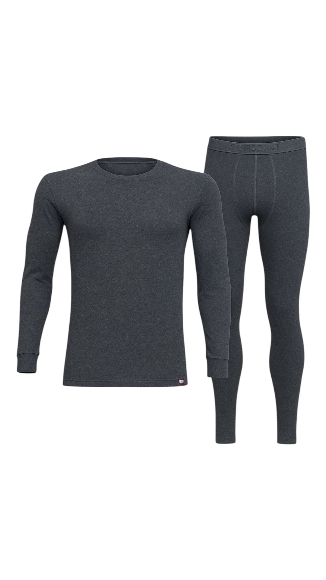 Sivi - Muški Termo Set 30021